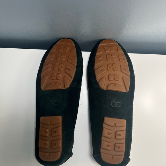 UGG Black Suede Women's Loafers - Picture 5 of 6